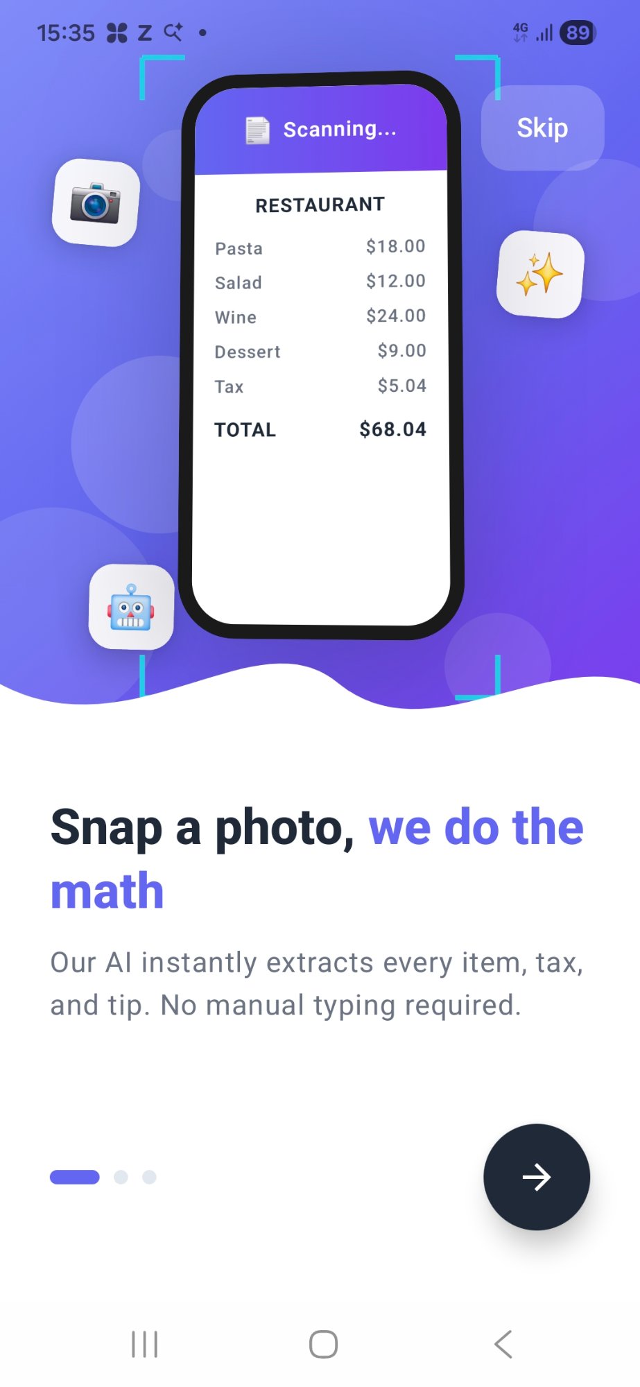 SplitEven App Screenshot